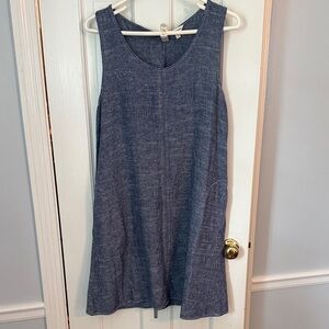 Max Studio Sleeveless Indigo Dress